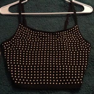 Bling crop top